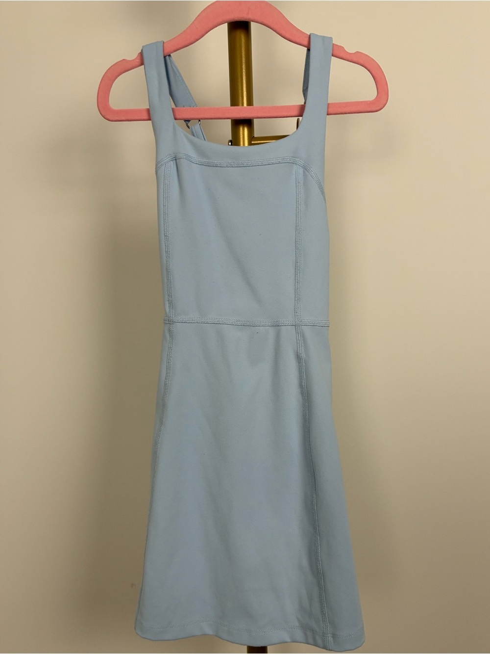 abercrombie kids Light Blue Square Neck Mini Dress